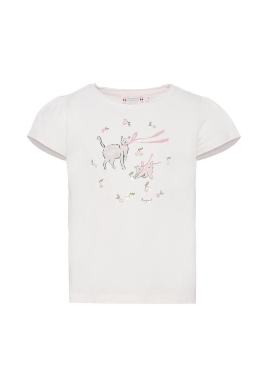 25FW [키즈] 봉쁘앙 티셔츠 W05GTSK00009 103 IVORY - BONPOINT