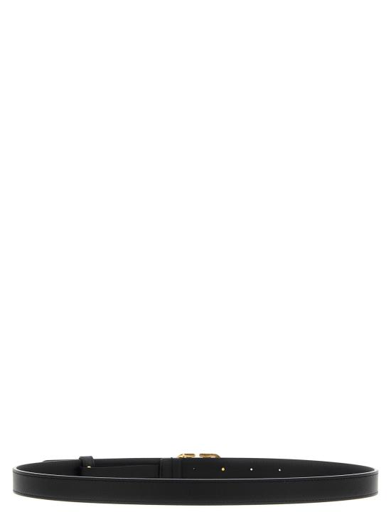 26SS 발렌티노 가라바니 슬림 벨트 W2T0SM7IYR0NO Black - VALENTINO GARAVANI