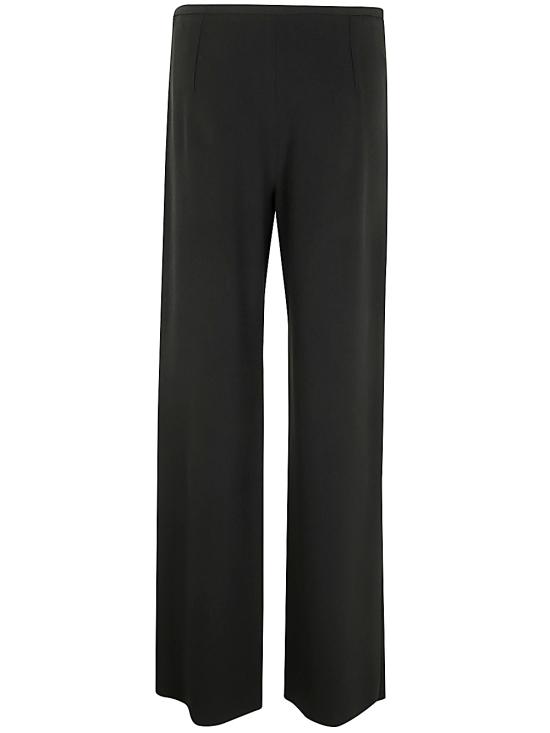 24FW 엠포리오 아르마니 스트레이트 팬츠 0NP01T 02013 999 BLACK - EMPORIO ARMANI