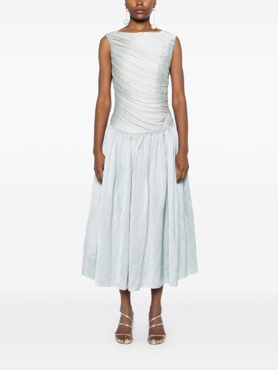 25SS ABADIA 미디 원피스 AB100202 BLU Blue - OTHER BRANDS