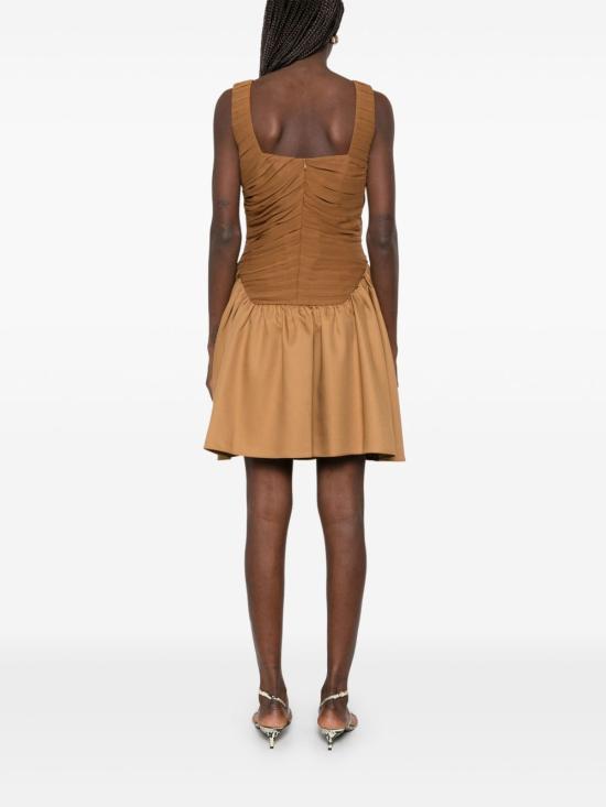 25SS ABADIA 숏 원피스 AB100139 BRN Brown - OTHER BRANDS