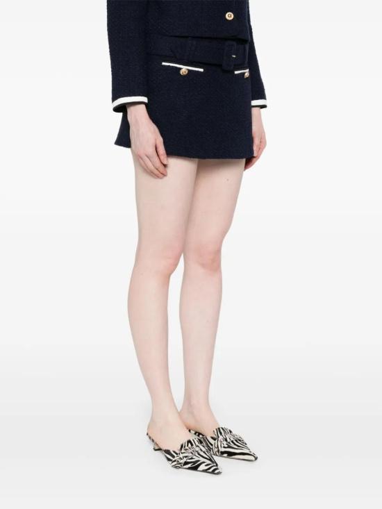 25FW 셀프 포트레이트 숏 스커트 PF25034PBL NAVY - SELF PORTRAIT