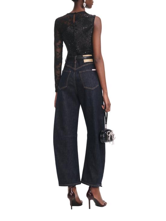 25FW 셀프 포트레이트 긴팔 티셔츠 PF25100TB BLACK - SELF PORTRAIT