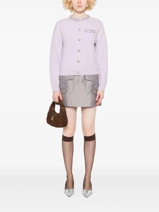 25FW 셀프 포트레이트 가디건 PF25085CL LILAC - SELF PORTRAIT