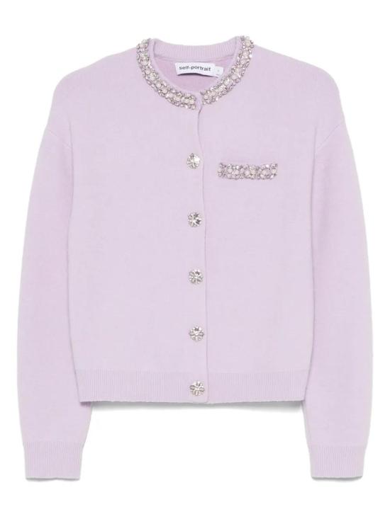 25FW 셀프 포트레이트 가디건 PF25085CL LILAC