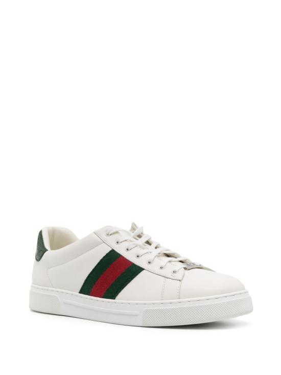 25FW 구찌 웹 스니커즈 757892 AACAG9055 White - GUCCI