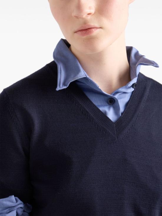 25SS 프라다 반팔 티셔츠 P24M2R 16SWF0008 Blue - PRADA