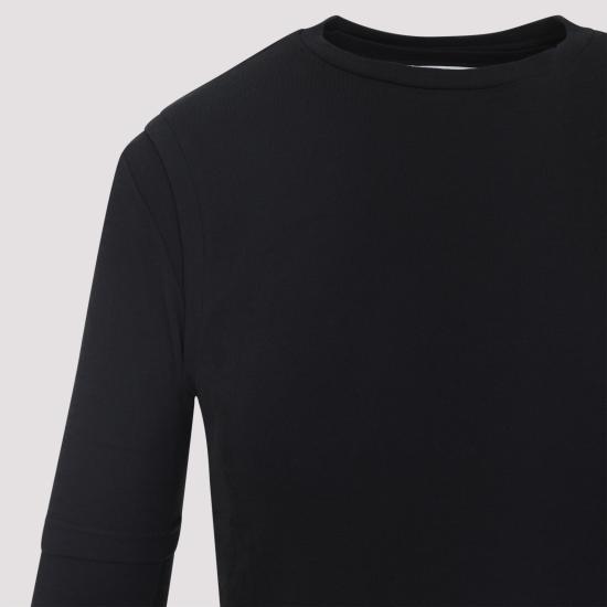 25SS 질샌더 반팔 티셔츠 J03FV0117J20145001 NEGRO - JIL SANDER