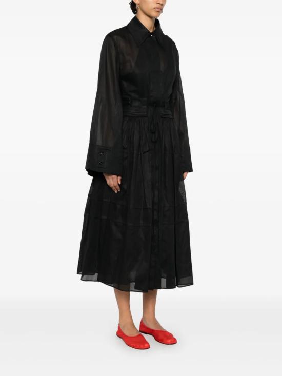 25SS 질샌더 미디 원피스 J02CT0440J45014001 NEGRO - JIL SANDER