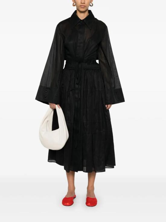 25SS 질샌더 미디 원피스 J02CT0440J45014001 NEGRO - JIL SANDER