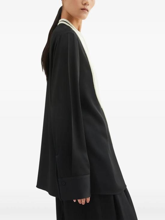 25SS 질샌더 블라우스 J03DL0197J76018001 NEGRO - JIL SANDER