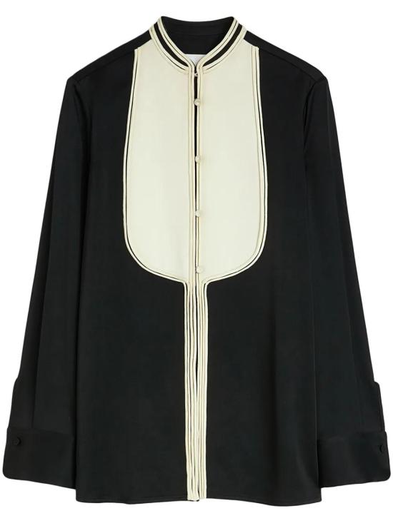 25SS 질샌더 블라우스 J03DL0197J76018001 NEGRO