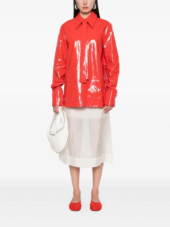 25SS 질샌더 블라우스 J03DL0183J60082825 ROJO - JIL SANDER