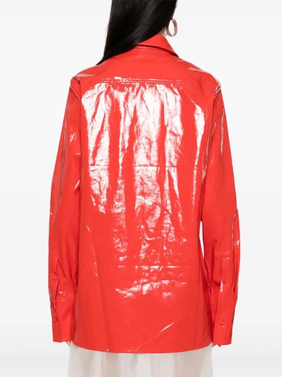 25SS 질샌더 블라우스 J03DL0183J60082825 ROJO - JIL SANDER