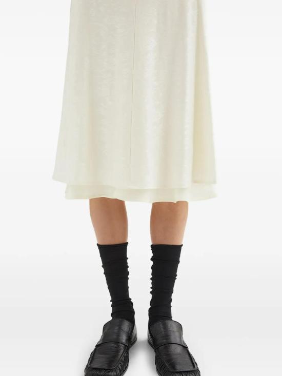 25SS 질샌더 롱 스커트 J03MA0226J20297104 CRUDO - JIL SANDER