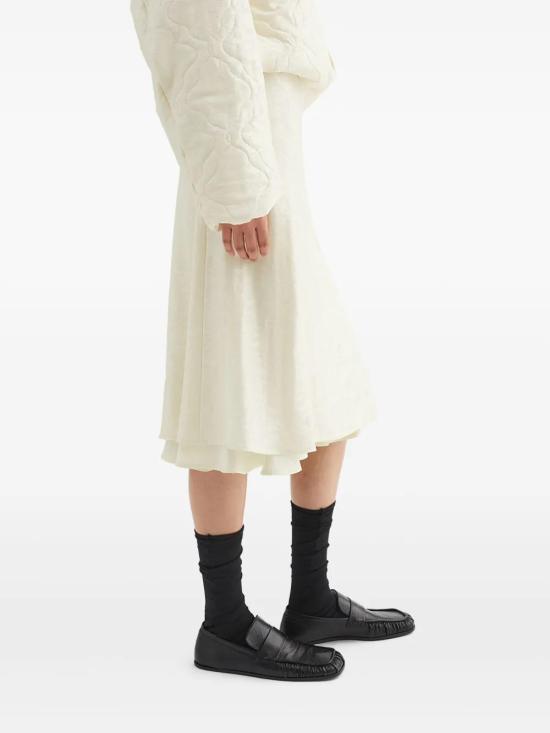 25SS 질샌더 롱 스커트 J03MA0226J20297104 CRUDO - JIL SANDER