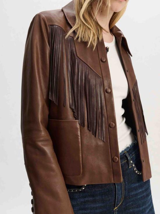 24FW 도로시 슈마허 아우터 644002 792DARK BROWN Brown - DOROTHEE SCHUMACHER