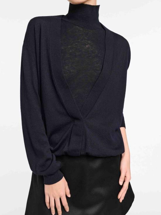 25SS 도로시 슈마허 스웨터 810904 899DARK NAVY MIDNIGHT BLUE - DOROTHEE SCHUMACHER