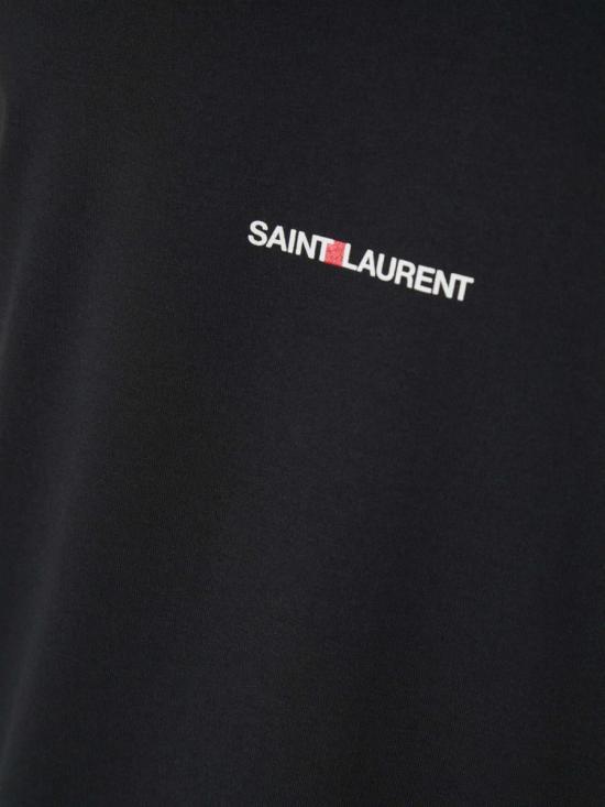 25SS 생로랑 반팔 셔츠 464572YB2DQ 1000Noir Black - SAINT LAURENT