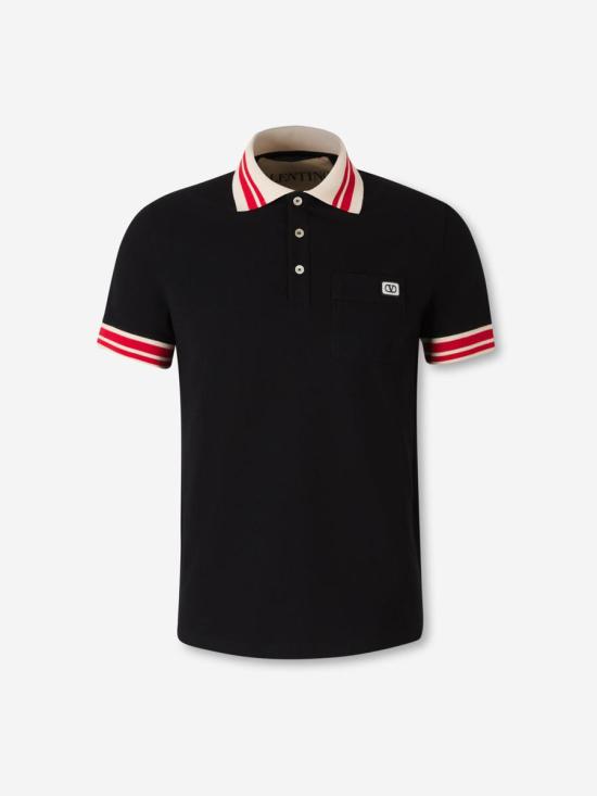 25FW 발렌티노 가라바니 반팔 셔츠 7V3MH01KB19 0NONERO Black