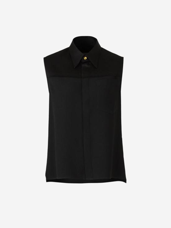 25SS 아미 민소매 티셔츠 FSH220 AC0014 BLACKBLACK Black