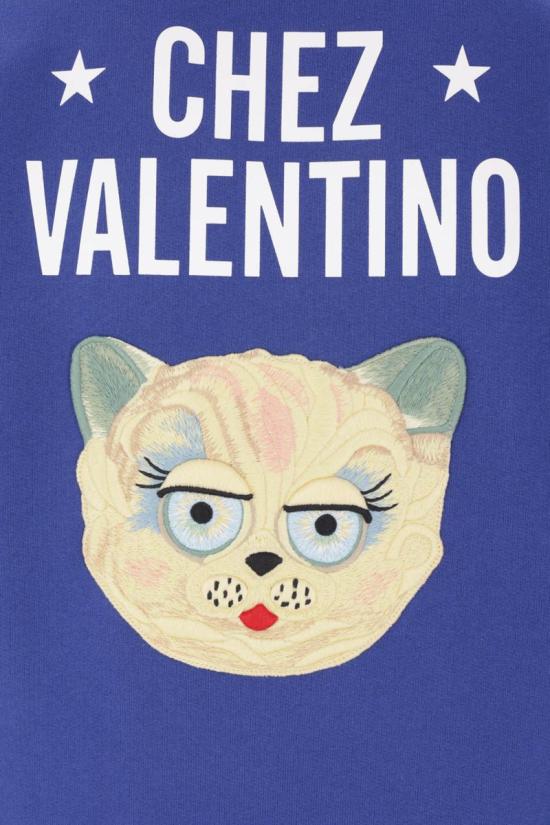 25FW 발렌티노 가라바니 스웨터 7B3MF24V9KYAF9 BLUE IVORY - VALENTINO GARAVANI