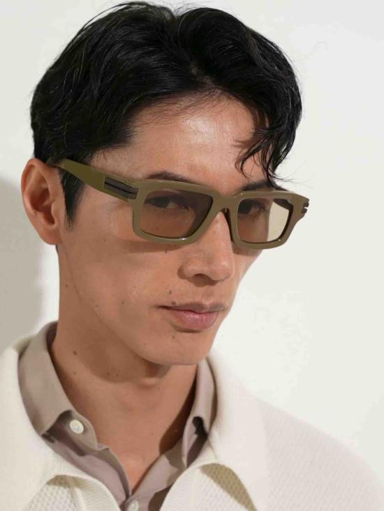 25SS 에르메네질도제냐 안경 EZ02555145EACETATE 45EBROWN Brown - ERMENEGILDO ZEGNA