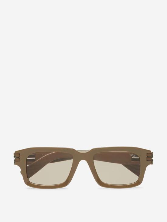25SS 에르메네질도제냐 안경 EZ02555145EACETATE 45EBROWN Brown