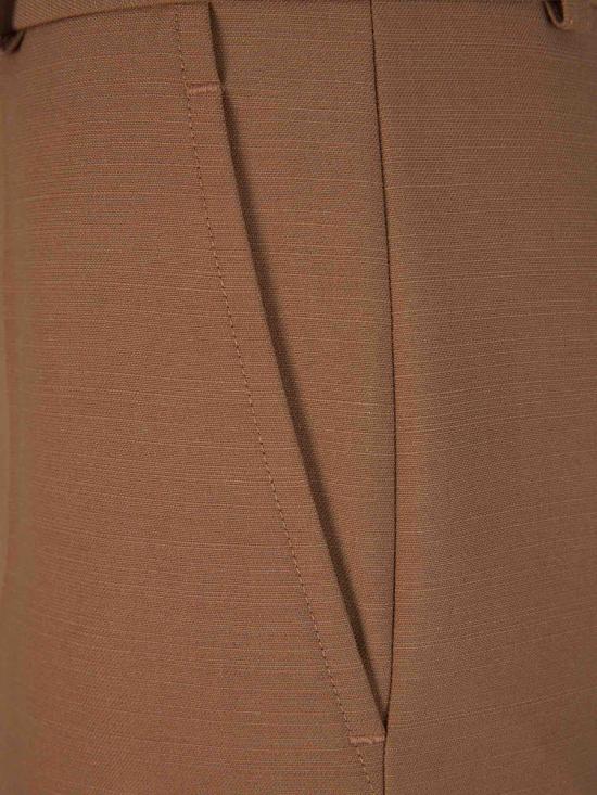 24FW 스텔라 맥카트니 스트레이트 팬츠 6007393CU750 2302Tobacco Brown - STELLA MCCARTNEY