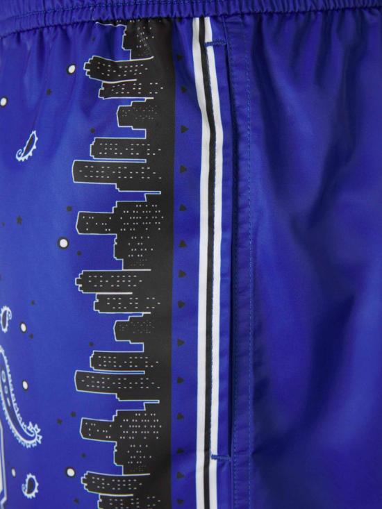  오프화이트 스윔팬츠 OMFD008S24FAB0024600 4600nautical blue NAVY BLUE - OFF WHITE