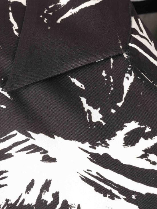 25SS 웨일즈보너 반팔 셔츠 MS25SH08 9900McNish Black BLACK WHITE - WALES BONNER