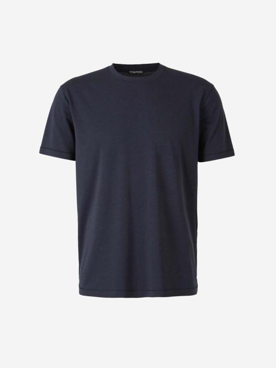 25SS 톰포드 반팔 셔츠 JCS004JMT002S23 HB785Ink Blue NAVY BLUE