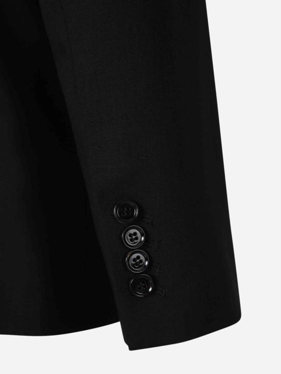 25SS 아미 자켓 HBV008WV0066 001GABARDINE BLACK STRAIGHT JEANS - AMI