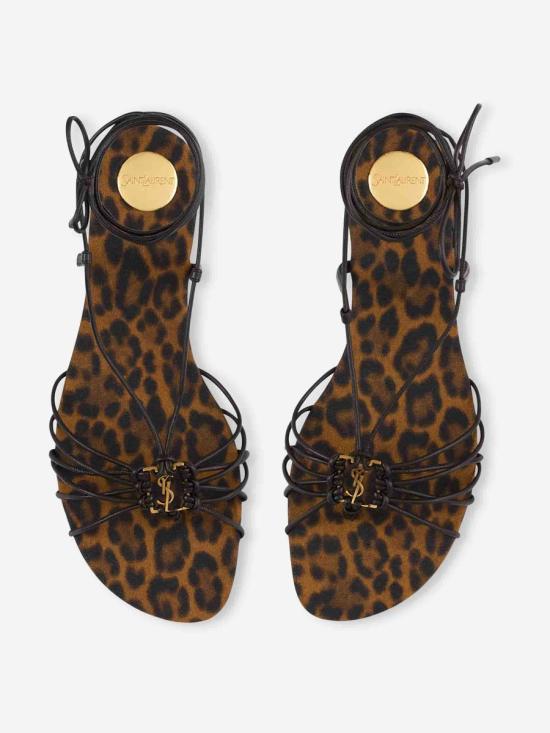 25SS 생로랑 뮬/슬리퍼 820656AADXX 2267HARRIS EAGLE BROWN T - SAINT LAURENT