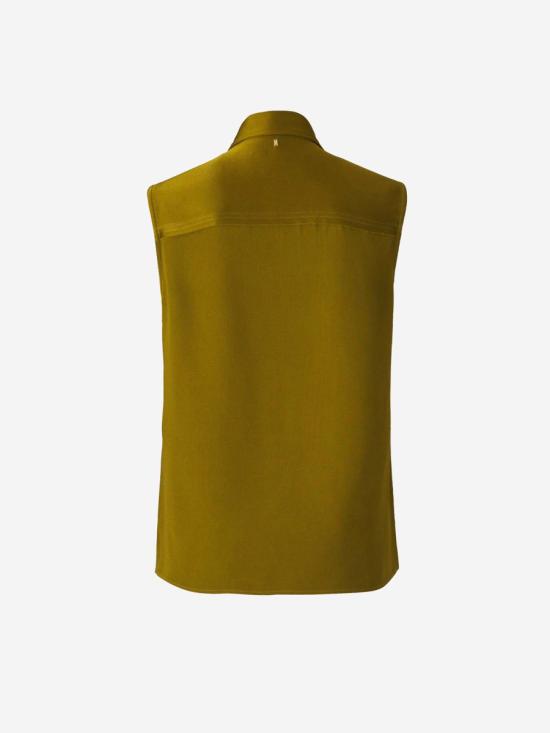 25SS 아미 민소매 티셔츠 FSH220 AC0014 LICHENLICHEN GREEN - AMI