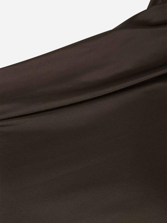 24FW 알렉산더 맥퀸 미디 원피스 794539 QLADO 3040EBONY Brown - ALEXANDER MCQUEEN