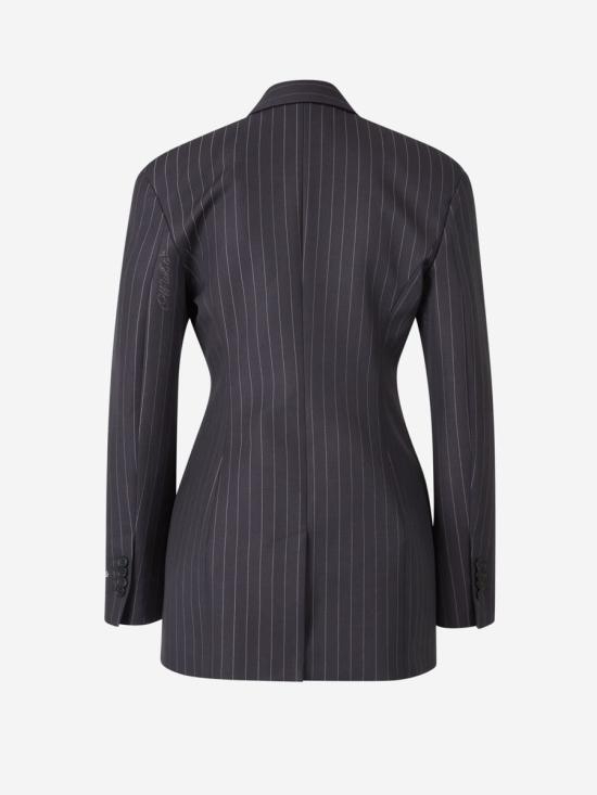 24FW 오프화이트 자켓 OWEF123F24FAB001073B 073BIRO ANTRACITE GREY - OFF WHITE