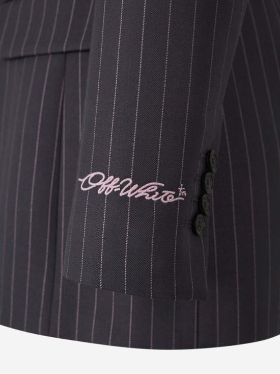 24FW 오프화이트 자켓 OWEF123F24FAB001073B 073BIRO ANTRACITE GREY - OFF WHITE