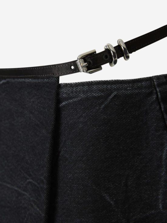  지방시 숏 스커트 BW40UB5Y3P 001Black - GIVENCHY