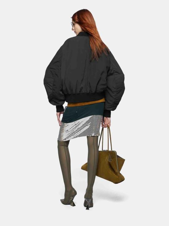 25SS 디 아티코 봄버 자켓 250WCB00070PLL001AAPLL001AA 100Black - THE ATTICO