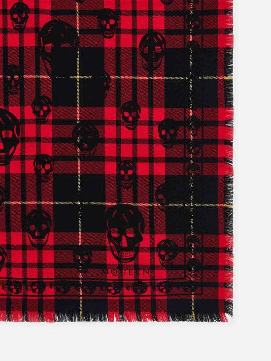 24FW 알렉산더 맥퀸 머플러/스카프 4294124200Q 6460Red RED - ALEXANDER MCQUEEN