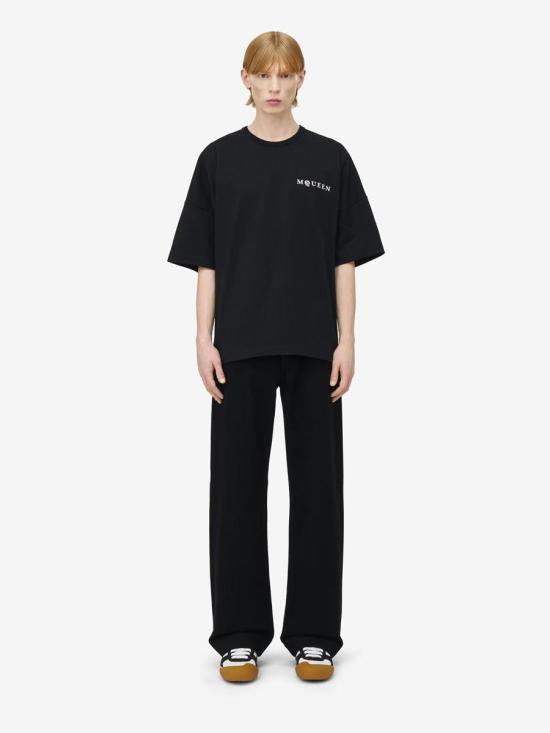 25FW 알렉산더 맥퀸 반팔 셔츠 828434QTADE 0520BLACK Black - ALEXANDER MCQUEEN