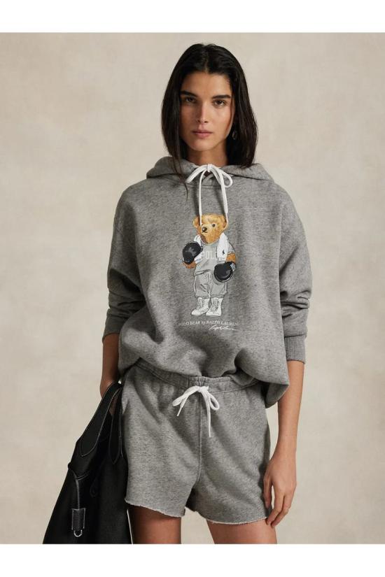 25FW 폴로 랄프로렌 릴렉스드 핏 폴로 베어 후드 티셔츠 211971713001 GREY - POLO RALPH LAUREN