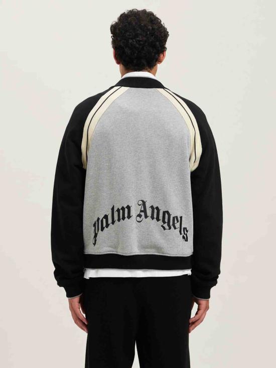 25SS 팜앤젤스 봄버 자켓 PMEK010S25FAB001 0810GREY MELANGE Grey - PALM ANGELS