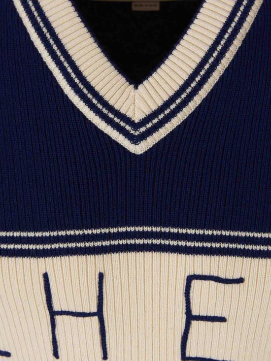 25FW 발렌티노 가라바니 스웨터 7V3KC34KB02 CMVGRANDALA NAVY BLUE - VALENTINO GARAVANI