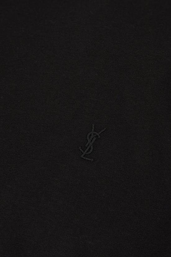 25SS 생로랑 반팔 셔츠 819395Y2ZJ2 1000Noir Black - SAINT LAURENT