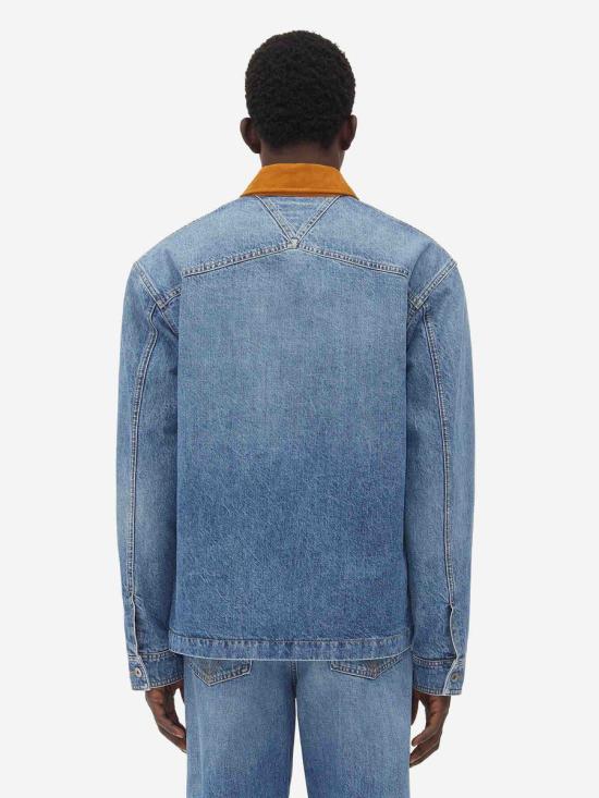 25SS 보테가베네타 데님 자켓 813522V42W0V42W0 4715Mid Blue BLUE - BOTTEGA VENETA
