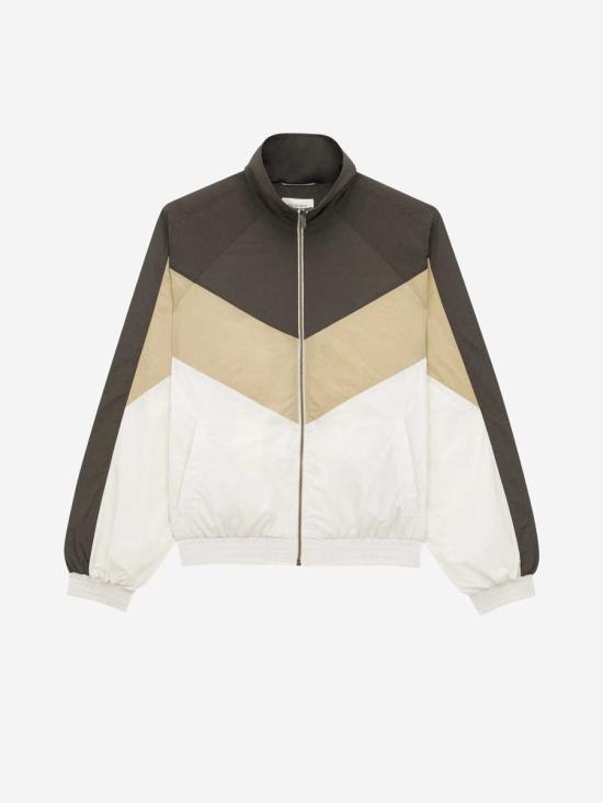 25SS 생로랑 자켓 820196YZ9AD 2045Marron Ebene Multicolor