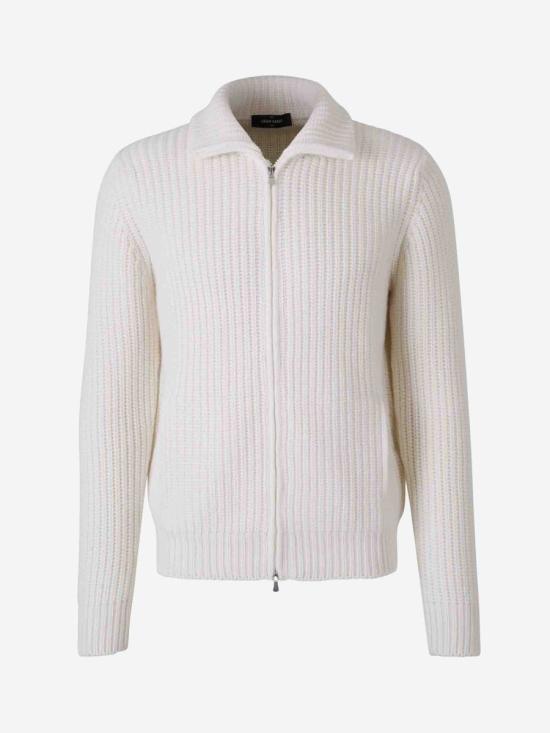 24FW 그랑싸쏘 집업 니트 1015515543 001 WHITE