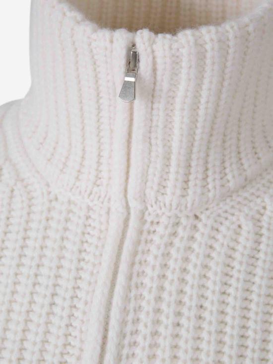 24FW 그랑싸쏘 집업 니트 1015515543 001 WHITE - GRAN SASSO